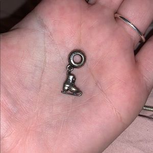 Figure skate pandora charm